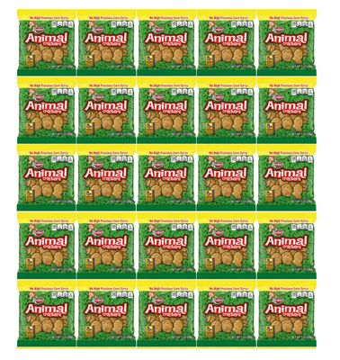 Animal Crackers, Crackers individual bags, Variety Crackers Snack Bulk Packs - Graham Cracker, Keebler, Whole Grain, No High Fructose Corn Syrup, 1 oz Packets. (Pack of 25)