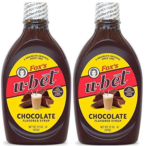 Fox&#39;s U-Bet Original Chocolate Flavor Syrup, 22 Ounce (Pack of 2)