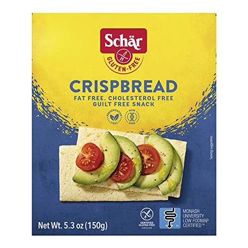 Schar - Crispbread - Certified Gluten Free - No GMO&#39;s, Lactose, Fat, Cholesterol, Wheat or Preservatives - (5.3 oz)