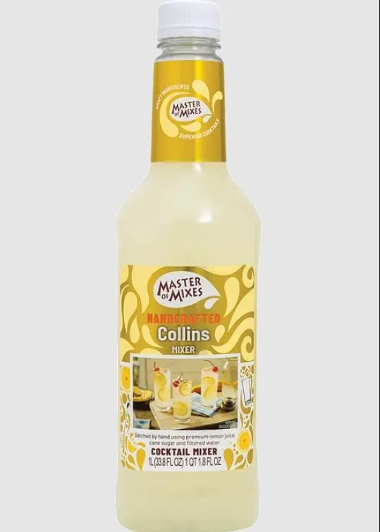 Master Of Mixes Premium Collins Mix, 33.81-Fluid Ounce Bottle (Pack of 6)