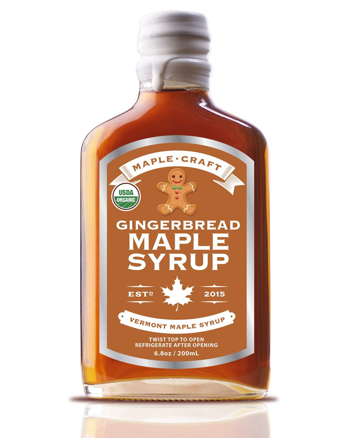 Maple Craft Foods, Gingerbread Vermont Maple Syrup (Organic)