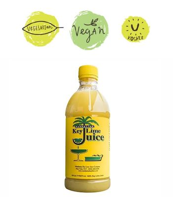 Manhattan Key Lime Juice 8 Oz - All-Natural, Fresh for Baking &amp; Mixing Beverages, 3 Bottles