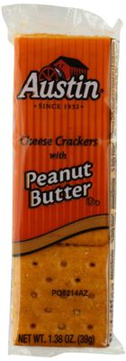 Austin Cheese Crackers with Peanut Butter, 1.38oz (27 count)