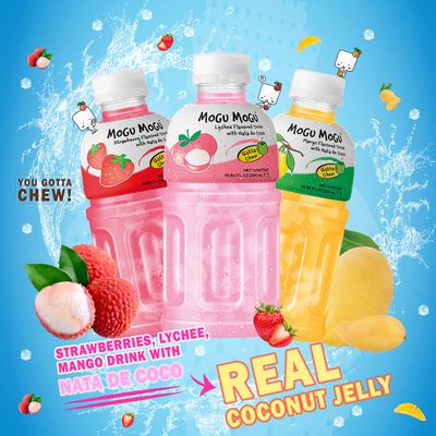 Mogu Mogu drink Variety Pack (6 Bottles) Drinks