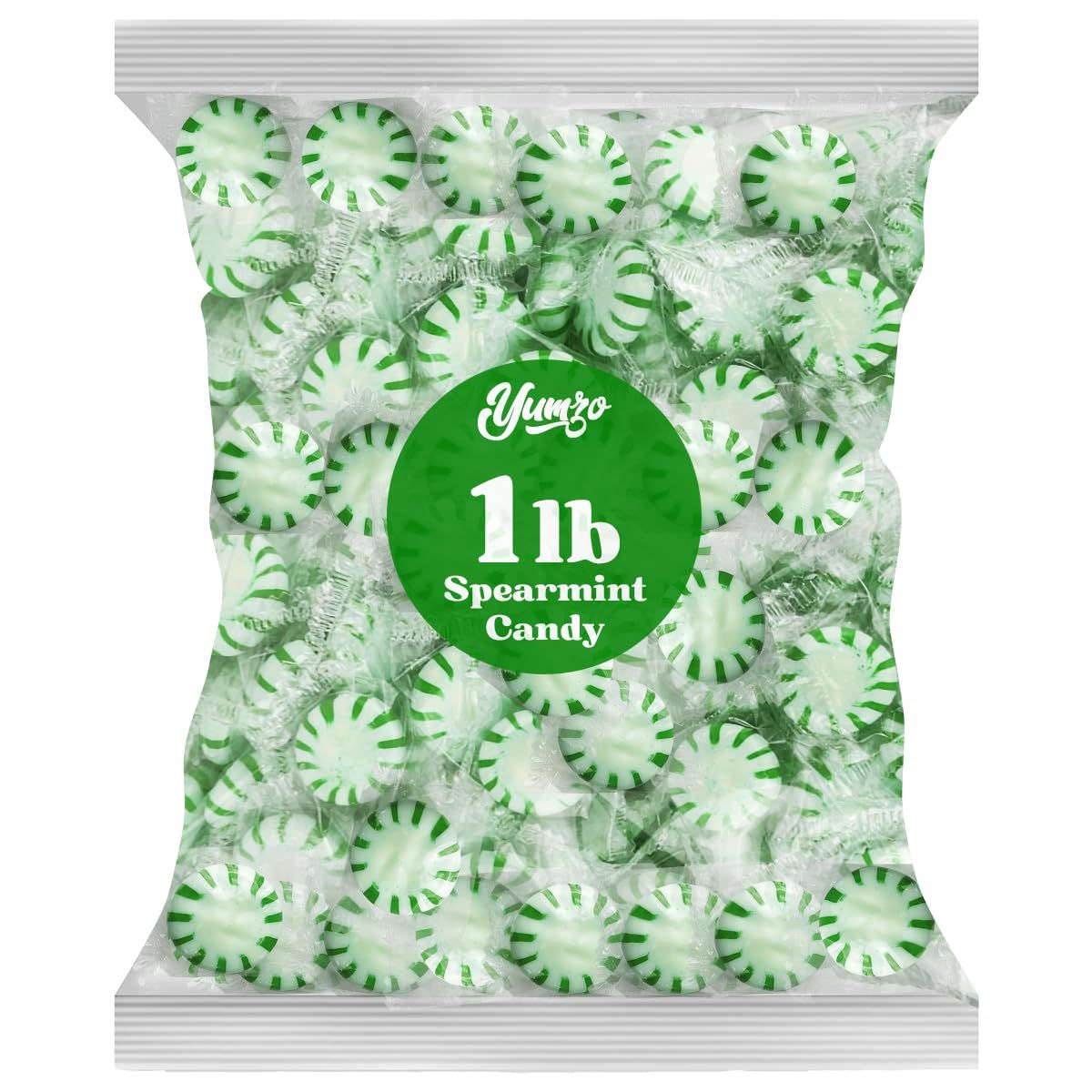 Starlight Spearmint Candy Individually Wrapped, Starlight Mints Bulk Individually Wrapped Spearmint Candy for Office, Hard Candy Starlight Mints for Cool Breath, (1 Pound)
