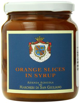 Marchesi Di San Giuliano Sliced Sicilian Oranges in Syrup, 16.2 Ounce