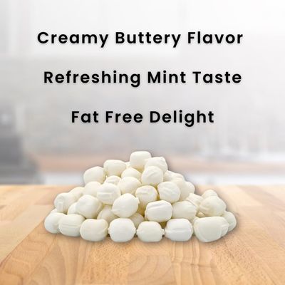 Global Basics Individually Wrapped Buttermint Candy | Thank You Mints | Bulk Set of 250 Individually Wrapped Buttermints