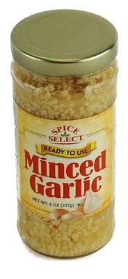 Spice Select Minced Garlic - Ready to Use, 8 Oz. (2 pack)