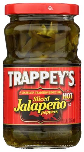 Trappeys Sliced Jalapeno Peppers, 12 oz (Pack of 2)