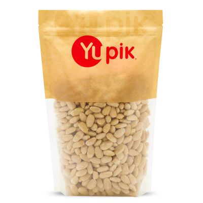 Yupik Whole Blanched California Almonds, 2.2 lb, Skinless, Unsalted, Gluten-Free, Kosher, Raw, Good Source Of Protein, Fiber, Iron &amp; Calcium, Low In Carb, Pack of 1