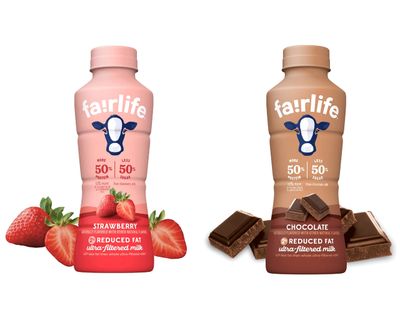 WESTERNMBY Fairlife UFM Milk 2% Reduced Fat Variety Pack, 14 Fl Oz, Total 6 bottles (3 Chocolate, 3 Strawberry)