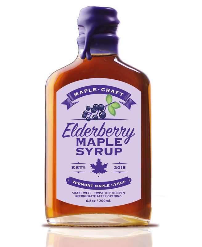 Elderberry Maple Syrup (200ml), Pancakes, Waffles, Cocktails, Flavor Marinades