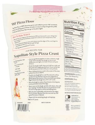 King Arthur 00 Pizza Flour: Premium Non-GMO American Wheat for Perfect Neapolitan-Style Crust - Finely Milled for Authentic Italian Pizza at Home - Ideal for Crispy, Chewy Pizzas (3 lbs)