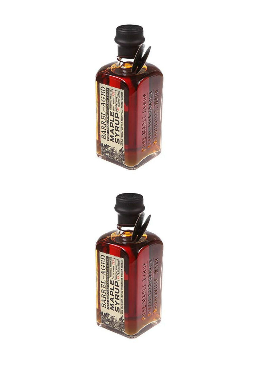 WOODINVILLE Barrel Aged Grade A Maple Syrup, 8.5 Ounce (2 pack)