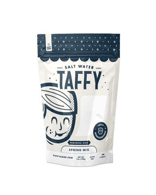 Taffy Shop Spring Mix Salt Water Taffy - Small Batch Salt Water Taffies Made in the USA - Super Soft, Sweet, Taffy Candy - Guaranteed Fresh - Gluten-Free, Soy-Free, Peanut-Free - Personal (7oz)