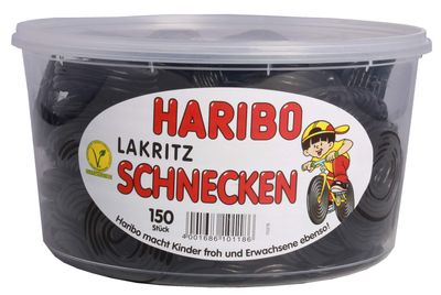 Haribo Lakritz-Schnecken (licorice wheel) 1,5 Kg