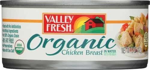 Valley Fresh Organic White Chicken - 5 oz.-Pack of 12