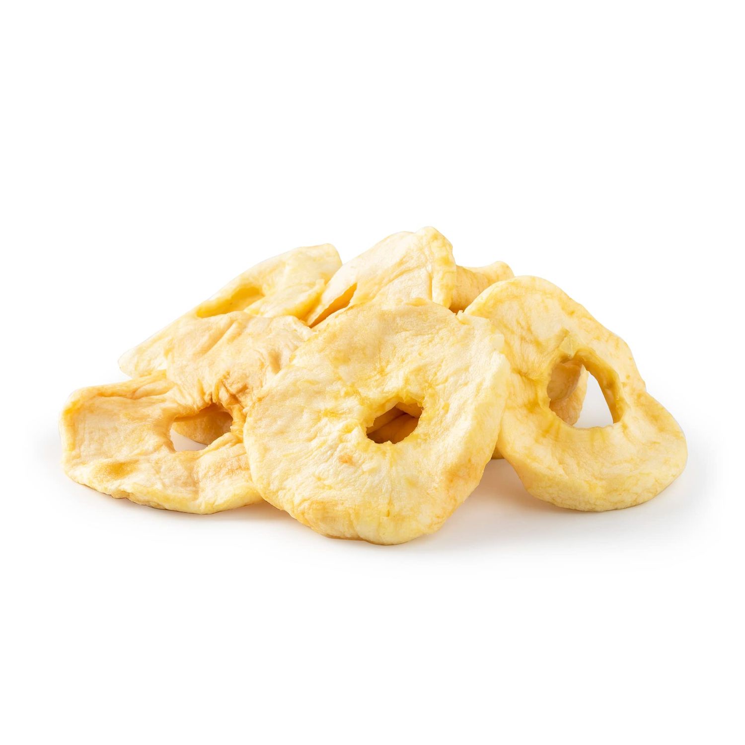 NUTS U.S. - Dried Apple Rings | No Added Sugar | No Artificial Color | Chewy Texture | NON-GMO | Juicy and Natural | Packed in a Resealable Bag!!! (2 LBS)