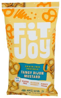 Fit Joy Tangy Dijon Grain Free Pretzel Twists, 4.5 OZ