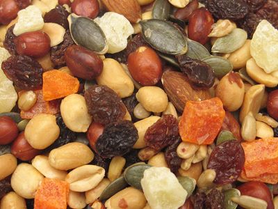 Yupik Trail Mix, 2.2 lb, A mix of peanuts, almonds, sunflower seeds, pumpkin seeds, raisins, papaya and pineapple, Pack of 1