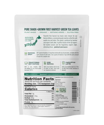 Jade Leaf Matcha Ceremonial Grade Matcha Green Tea Powder - Barista Edition For Cafe Quality Tea &amp; Lattes - Authentic Japanese Origin - (1.76 Ounce / 50 Grams)
