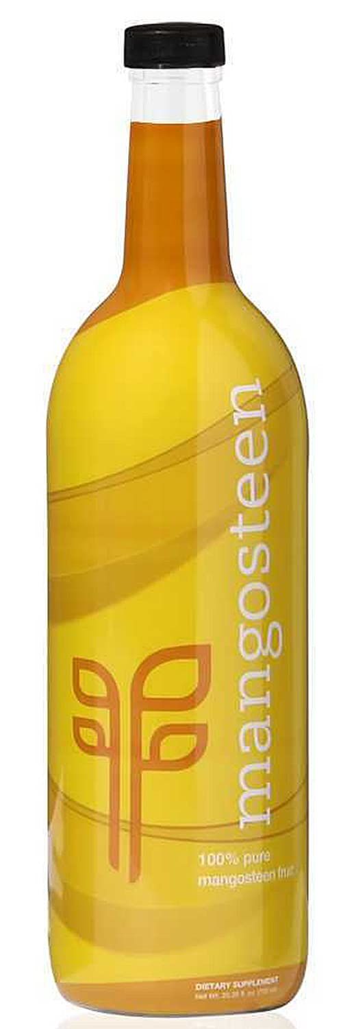 Pure Mangosteen 750ml - Mangosteen the Queen of Fruits with Xanthones, Antioxidant, Active Compounds and Phytonutrients Properties, Natural Fresh Mangosteen, Vegan, Kosher &amp; Gluten-Free