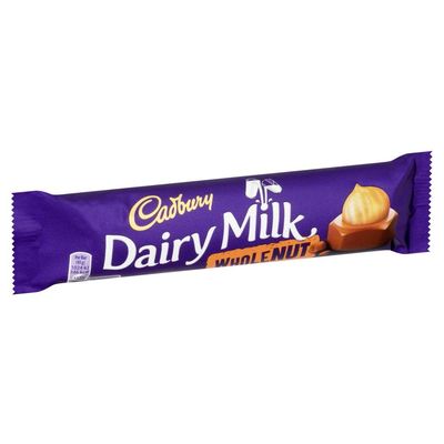 Cadbury Dairy Milk Wholenut - 48 x 45g 2400g