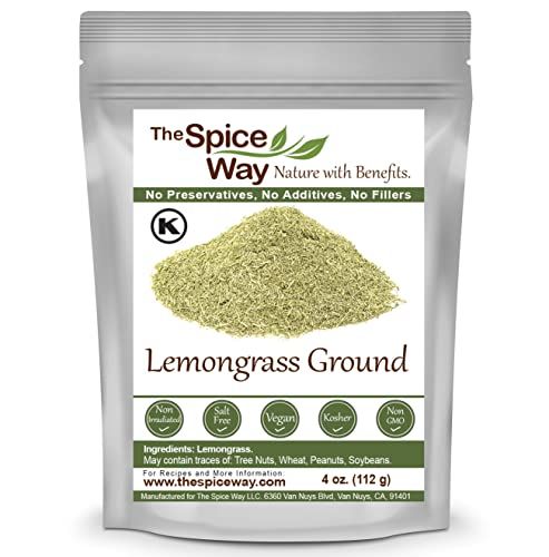 The Spice Way Lemongrass Powder - (4 oz) freshly ground dried herb. Used for cooking and tea.