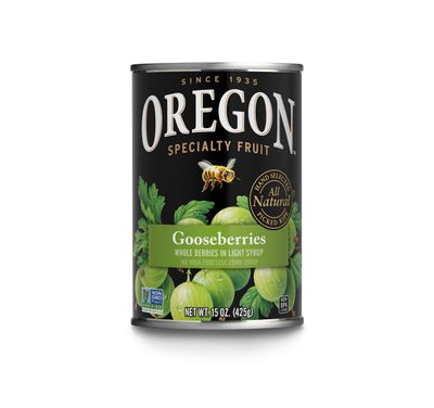 Oregon Fruit Gooseberries in Light Syrup - 15 oz