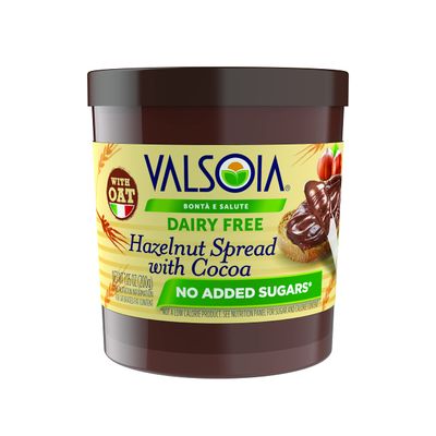 Hazelnut Spread with Cocoa, Sugar Free, Dairy Free, with OAT, 7.05 oz