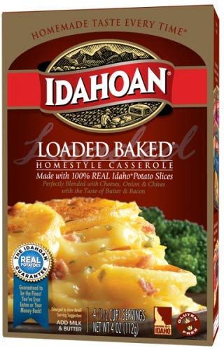 Idahoan Homestyle Casserole Loaded Baked Potatoes 4 oz (Pack of 4)