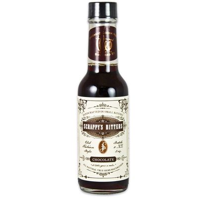 Scrappy&#39;s Bitters - Chocolate, 5 oz - Organic Ingredients, Finest Herbs &amp; Zests, No Extracts, Artificial Flavors, Chemicals or Dyes. Made in the USA!
