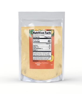 Unpretentious Mango Fruit Powder, 1 lb, Drink &amp; Smoothie Mix-in