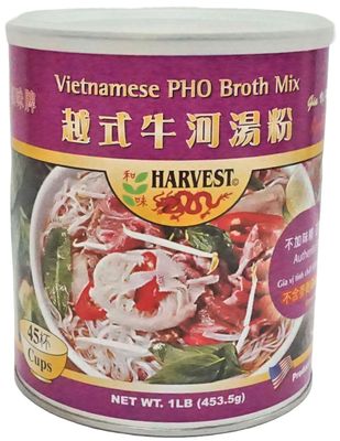 Harvest 2000 Vietnamese Pho Broth Mix - 16 oz (1 Can)