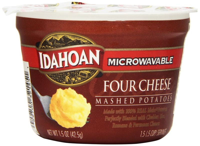 Idahoan Mashed Potatoes, Four Cheese, 1.5 Ounce (Pack of 12)