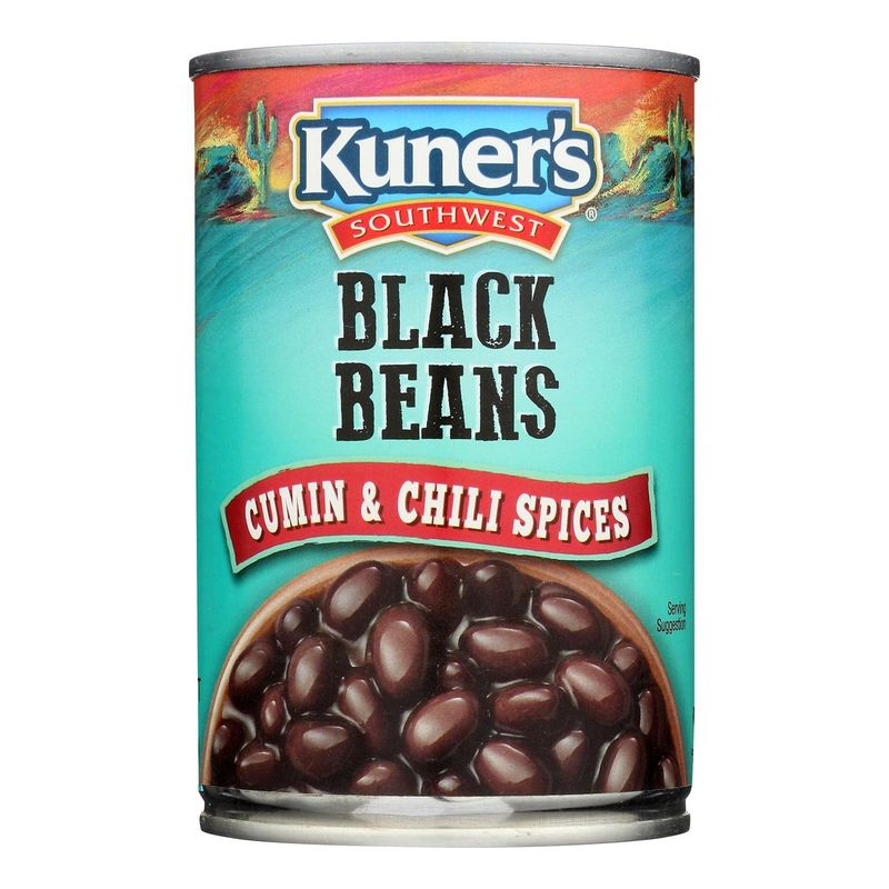 Kuner&#39;s Black Beans with Spices, 15-ounces (Pack of12)