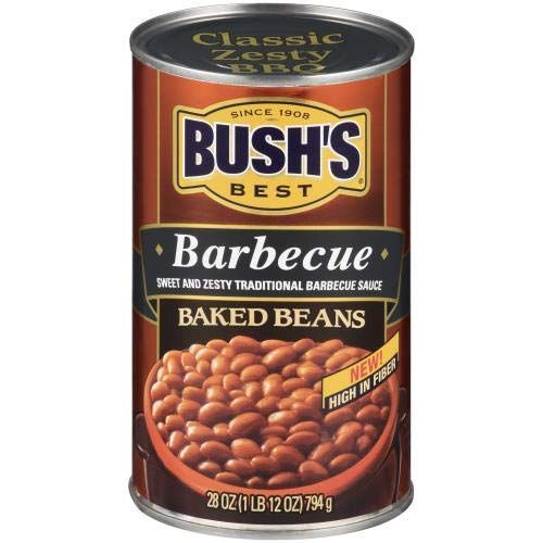 BUSH&#39;s Barbecue Baked Beans - 28oz (Pack of 6)