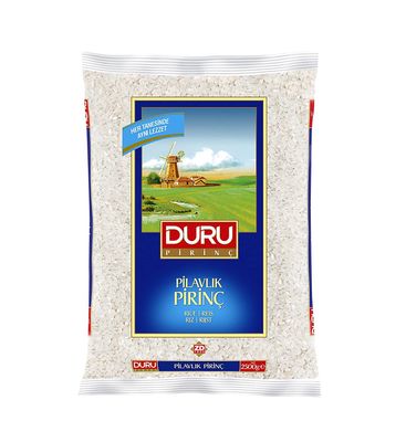 Duru Rice 88.2oz (2500 g), 100% Natural and Certificated, Non-GMO, Great for Pilaf and Vegan Recipes, Gluten Free
