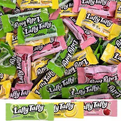 Taffy Assorted Chewy &amp; Tangy Laffy Taffy Bulk Candy Individually Wrapped (ASSORTED 2 LB)