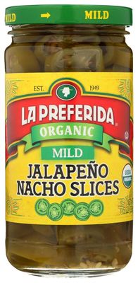 La Preferida Pepper Jalapeno Slice Mild Organic (11.5 Ounce, Pack of 4)