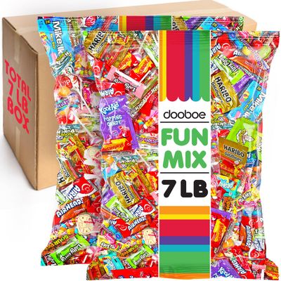 Bulk Candy Individually Wrapped - 7 Pounds - Valentine&#39;s Day Large Bag of Candy - Pinata Candies Bulk - Assorted Candy Variety Pack