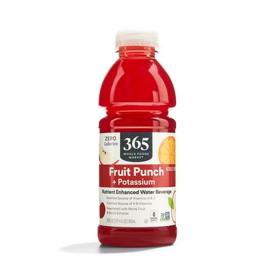 365 By Whole Foods Market, Water Nutrient Fruit Punch Potassium No Calorie, 20 Fl Oz