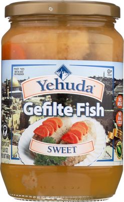 Yehuda Sweet Gefilte Fish, 24oz (2 Pack) Kosher for Passover