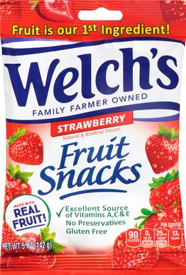 Welch&#39;s, Strawberry Fruit Snacks, 5 Ounce