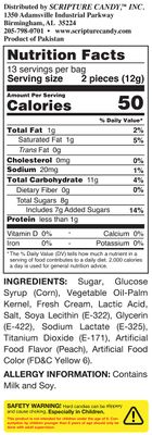 Scripture Candy, Peaches &amp; Cream Hard Candy 5.5oz Bag, 25 Pieces