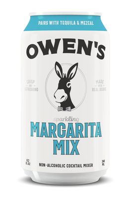 Owen's Margarita Mix, Premium Cocktail Mixer Made with Real Agave and Lime Juice - 8.2oz Cans (24 pack)