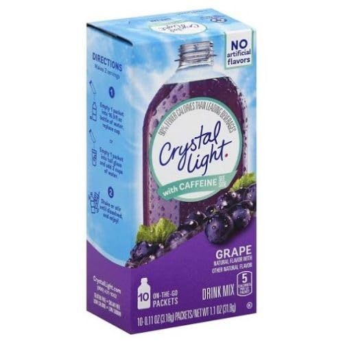 Crystal Light Drink Mix - 2 Boxes - 20 Packets (Grape)