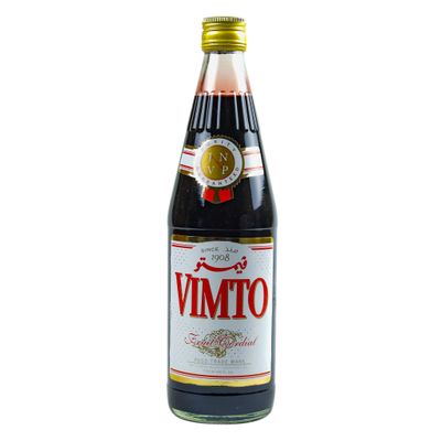 Vimto Fruit Syrup Concentrate-Flavorful Fruit Cordial For Drinks &amp; Tea, 25fl.oz