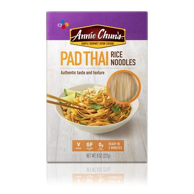 Annie Chun&#39;s Korean Dry Noodles, Pad Thai Rice Noodles 8oz 6ct
