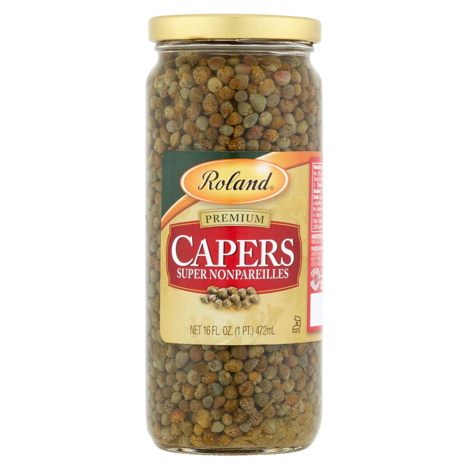 Roland, Capers Nonpareilles 16 Fl Oz